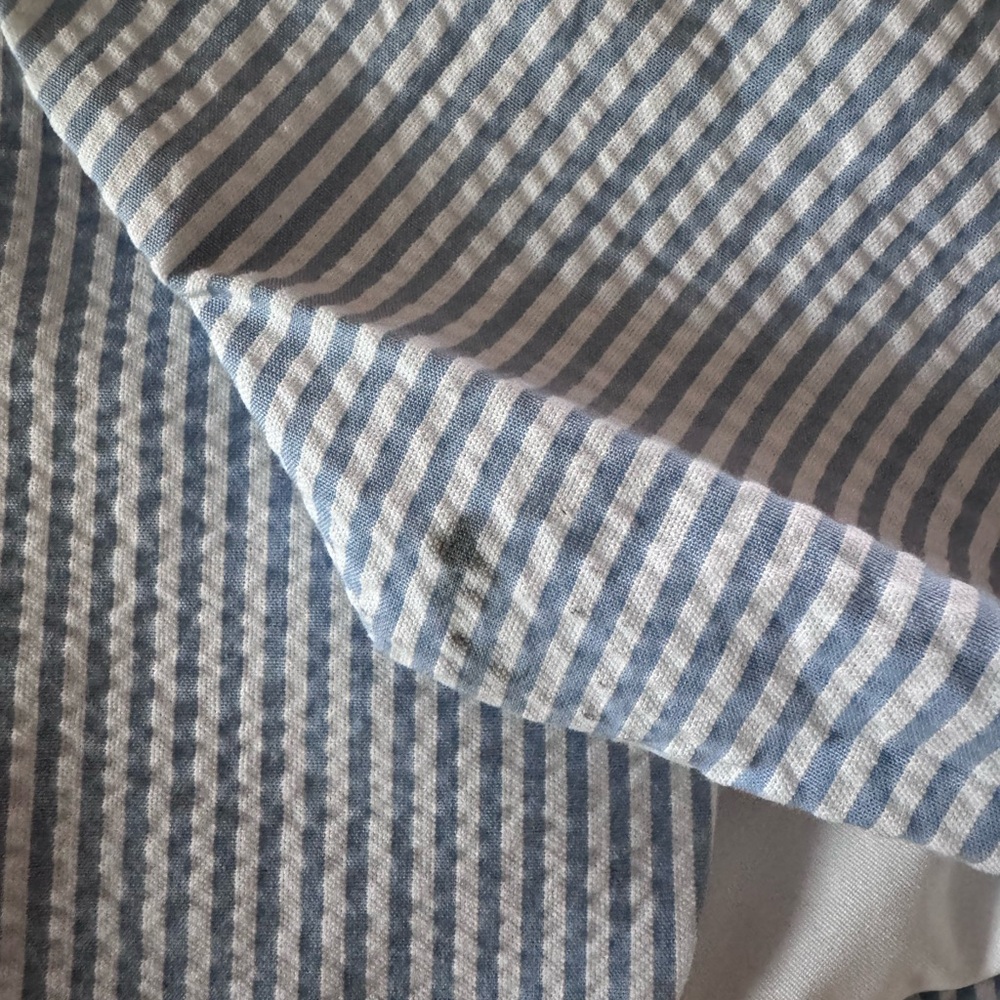 Striped Blue Blazer for Women - Picture 5 of 5